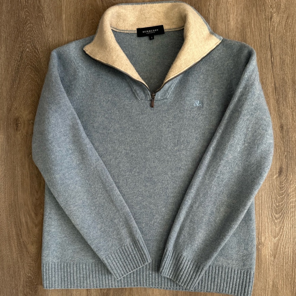 Burberry navy blue sweater for women.